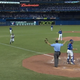 Image for article titled Bizarre Play Derails ALDS Game 5; Blue Jays Fans Throw Trash Onto Field
